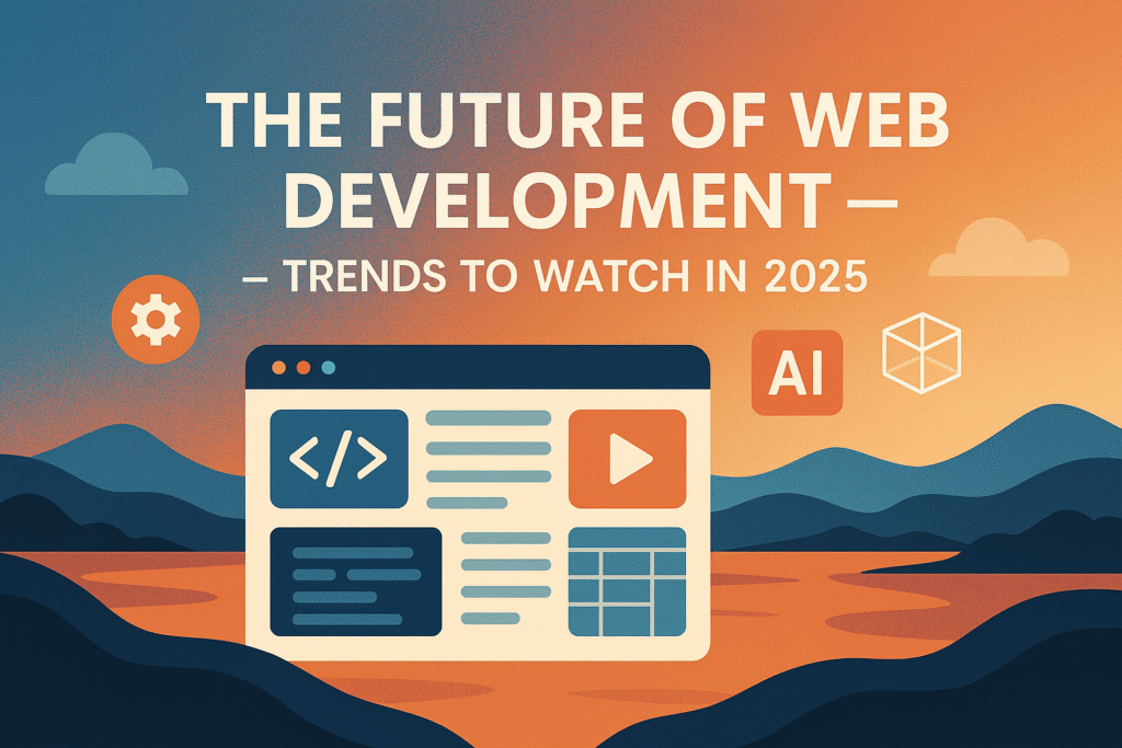landscape image for The Future of Web Development — Trends to Watch in 2025